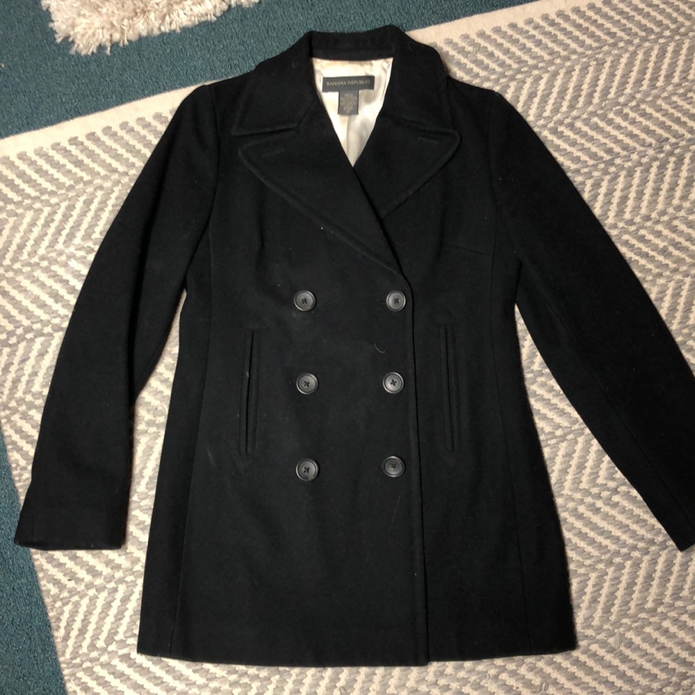 Banana Republic wool pea coat